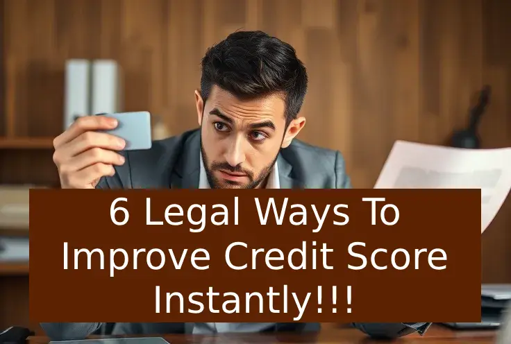Worried about a low credit score? Find out how to Improve Credit Score with 6 simple steps!