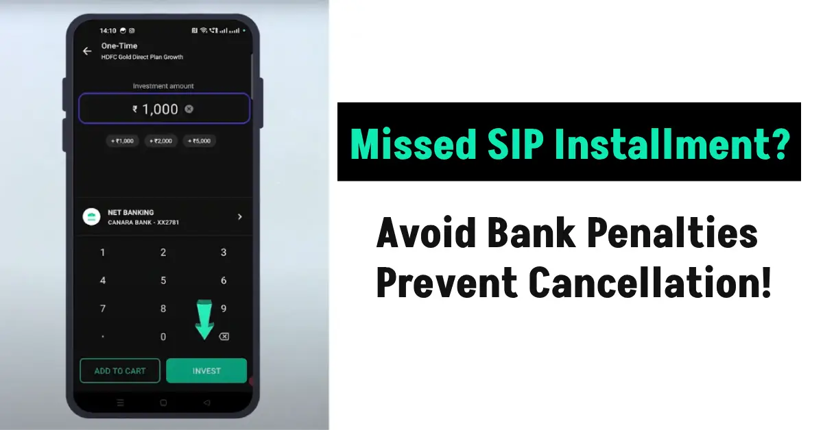 Missed SIP installment? Pause or Pay SIP Installment without Penalty!