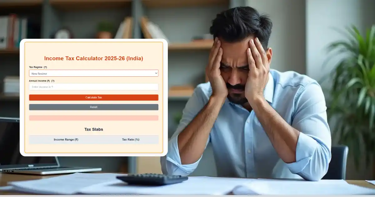 Income Tax Calculator for FY 2025-26 (New Regime)
